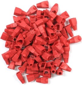 Resim TEKNOGREEN Tkj-45pr Rj45 Kırmızı Koruma Kılıfı ( 100lü ) 