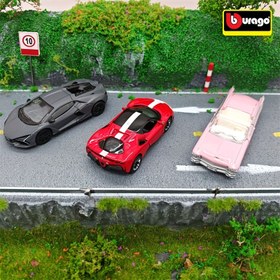 Resim Bburago 1:64 Ölçekli Die-Kast Spor Araba Modelleri - Ferrari SF90, Lamborghini Revuelto, 1959 Cadillac Eldorado Biarritz Alaşımlı Oyuncak Arabalar, Rüzgar Gücüyle Çalışan Dökme Çelik Yapı, Dayanıklı Çelik Yapı, Hava Koşullarına Dayanıklı Koleksiyonluk Hediye Çocuklar ve Yetişkinler İçin, Oyuncak Arabalar, Şık Tasarım, Detaylı El Sanatçılığı 