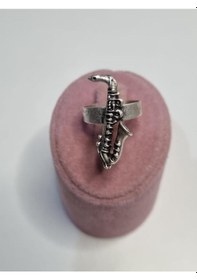 Resim Saksafon Ayarlanabilir Yüzük 