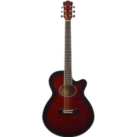 Resim Extreme Xa35wrs Akustik Gitar - Şarap Kırmızısı (eğitim - Dreadnought Seri) | Wine Red Parlak Bitiş, Ihlamur Gövde, Yumuşak Çalım Hissi Ve Dengeli Ses Projeksiyonu | Uyum: 4/4 Boy (tam Boy) Standart 