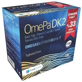 Resim Omepa Dk2 Omega 3 Vitamin D Ve Mk-7 100 Kapsül 