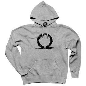 Resim God Of War Ragnarok Omega Gri Kapşonlu Sweat Gri 