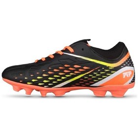 Resim M.p Unisex Bağcıklı Siyah-turuncu Halı Saha Futbol Ayakkabısı 241-1353gr Siyah 