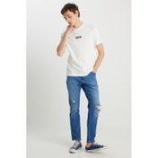 Resim Wrangler Regular Fit Small Logo Erkek T-shirt W2510527102 W2510527102 
