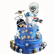 Resim 34 Parça Astronot Pasta Süsleri, Uzay Temalı Kek Süslemeleri, Astronot Heykelleri, Dış Mekan Gezegenler, Kendin Yap Pasta Üstleri, Doğum Günü Partisi Dekorasyonları, Uzay Temalı Partiler, Doğum Günü Duş Malzemeleri 