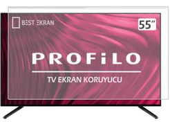 Resim PROFİLO 55PA525E TV EKRAN KORUYUCU - Profilo 55\ inç 139 cm 139 Ekran Şeffaf Koruma paneli 