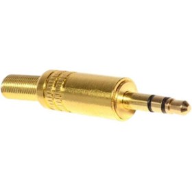 Resim Powermaster 3.5 Mm Mono Gold Metal Jack Fiş 