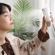 Resim Taşınabilir Plastik Sprey Şişesi - Saç ve Makyaj için Yüksek Basınçlı İnce Sis Doldurulabilir Su Şişesi, Ergonomik Tutuş, Büyük Kapasite, Salon, Ev ve Seyahat Kullanımı için Uygun, Seyahat Su Şişesi, Şık Şişe Tasarımı, Dayanıklı Plastik Şişe 