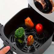 Resim 10 Adet air fryer Dik Şiş: Gıda Sınıfı Paslanmaz Çelik, Kalın, air fryer ve Fırın için Barbekü Şişleri 