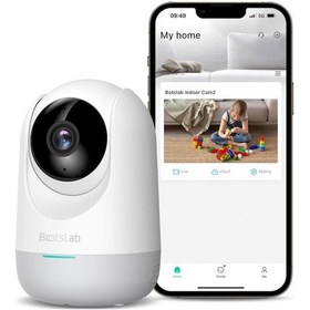 Resim Botslab 360+ C211 2K Pro WiFi 360° Bebek Monitörü Evcil Hayvan İç Mekan IP 2024 Versiyon Akıllı Güvenlik Kamerası 
