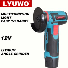 Resim LYUWO 12v Kablosuz Lityum Pil Şarj Edilebilir Mini Açı Taşlama Elektrikli Küçük Taşınabilir Çok Fonksiyonlu Taşlama Parlatma Makinesi, Doğum Günü Hediyesi 