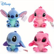 Resim 4/8 inç Disney Karikatür Mavi Pembe Stitch Peluş Oyuncaklar - Lilo ve Stitch Dolgulu Oyuncaklar Çocuklar İçin Noel Hediyeleri, En İyi Noel Hediyesi 