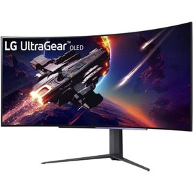Resim LG UltraGear 45GR95QE-B 45" 0.03 ms OLED WQHD Curved 240 Hz Oyuncu Monitörü Outlet 