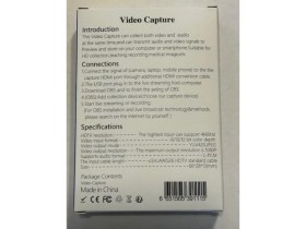 Resim Keepro HDMI Capture Typec Capture Type-C Video Capture HDMI Video Capture 