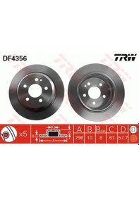 Resim Mercedes Viano Arka Fren Diski 2004-2013 Trw Df4356 2adettir 