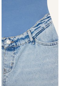 Resim Defacto Wıde Leg Beli Lastikli Uzun Jean Yıkamalı Hamile Pantolon H2070ax26smnm39 