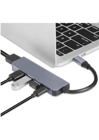 Resim USB Type C 3.1 To Hdmi USB-C / 3X USB 3.0 Hub Çevirici Adaptör 