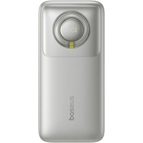 Resim Baseus FREE2PULL 20000MAH Dahili Type-C Kablolu Powerbank - 65W Hızlı Şarj Dijital Ekran - Gri 