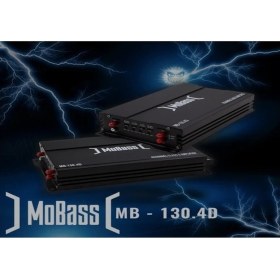 Resim Mobass Oto Amplifikatör 4 Kanal 140 RMS Güç 1000W Üzeri MB-130.4D Yüksek Performans 