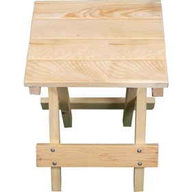 Resim 2mm Ahşap Katlanır Tabure 46 x 30 cm 