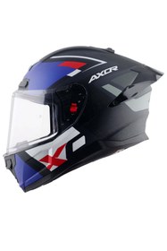 Resim Axor Saber X Sports Kapalı Kask Mavi - Siyah 