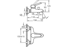 Resim Punto Vıva Banyo Bataryası A41045 