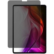 Resim iPad Uyumlu Pro 12.9 Uyumlu 2022 M2 Zore Tablet Hayalet Temperli Cam Ekran Koruyucu Siyah 