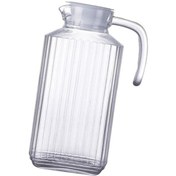 Resim 1800ml Kapasiteli Kapaklı Cam Sürahi - Şeffaf 