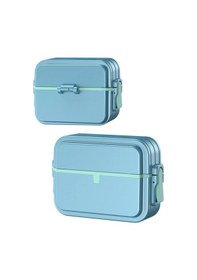 Resim Newface Apple Uyumlu AirPods 3 3.nesil 404 Kilitli Kılıf - Mavi 