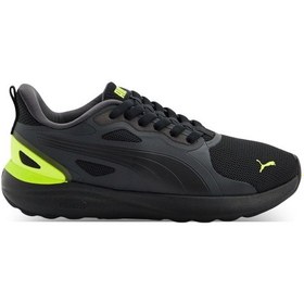 Resim Puma Softride Cosmic Street Sliptech Erkek Sneaker - 40263205 - 40263201 - 40263202 Siyah - Sarı 