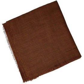 Resim Mim Eşarp Enba Flamlı Yazma %100 Pamuk Nefes Alan Doğal Kumaş Acı Kahve 