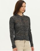 Resim Karaca Kadın Regular Fıt Triko Hırka-siyah 12.25s.01.005 Siyah 