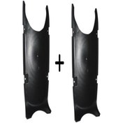 Resim E-bis Es-2 Uyumlu Şasi Alt Koruma 2 Adet ,Siyah-Siyah 