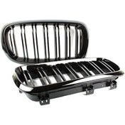 Resim Bmw X5 X6 Böbrek Panjur Izgara Seti Pianoblack Mx5 Mx6 2012 / 201 