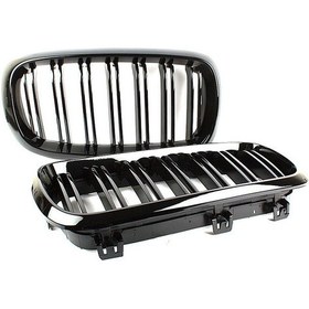 Resim Bmw X5 X6 Böbrek Panjur Izgara Seti Pianoblack Mx5 Mx6 2012 / 201 