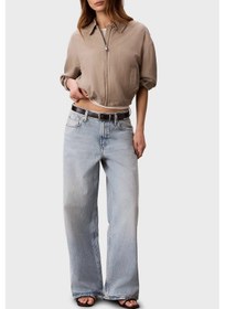 Resim Calvin Klein Bayan Kot Pantolon Lv047f663g 1xo Mavi Mavi 