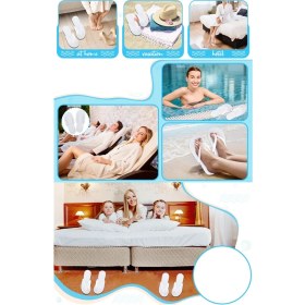 Resim Transformacion Tek Kullanımlık Spa Otel Pedikür Terliği 50 Çift 2 mm Kalınlık 722331 