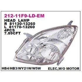 Resim Depo-212-11f9l-ld-em - On Far Sol Toyota Corolla Verso 01-03 