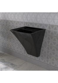 Resim Lucco Loop 50 CM Asma Monoblok Lavabo Siyah 