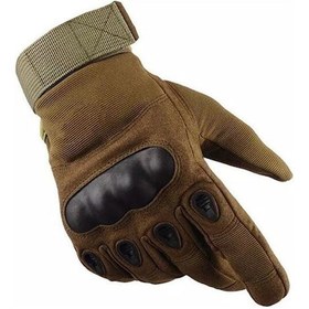 Resim Tam Parmak Motosiklet Eldiveni Yeşil 