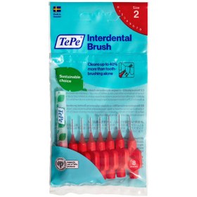 Resim Tepe Diş Arayüz Fırçası 0.5 mm Kırmızı 