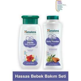 Resim Hassas Göz Yakmayan Bebek Şampuanı 400 Ml Ve Bebek Pudrası 200 Gr Paraben, Silikon İçermez 