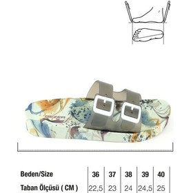 Resim Gezer Kadın Yazlık Rahat Taban Havuz Plaj Banyo Günlük Terlik Siyah 