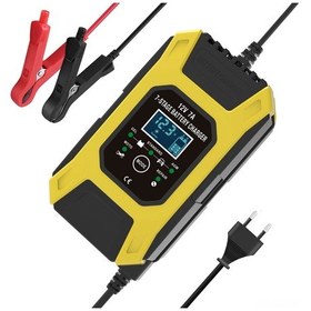 Resim Samdoo 12v 7a Akıllı Şarj Cihazı - Otomobil Ve Motosiklet Aküleri İçin Çoklu Modlu Hızlı Şarj 