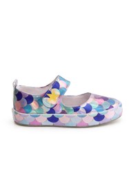 Resim Casabony Mermaid Hologram Gri Kız Çocuk Babet- Sneaker 