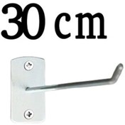 Resim 100 Adet 30 Cm Duvara Ve Suntaya Monte Kanca, Bijuteri Askı Metal 
