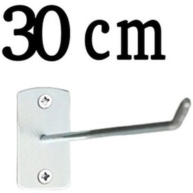 Resim 100 Adet 30 Cm Duvara Ve Suntaya Monte Kanca, Bijuteri Askı Metal 