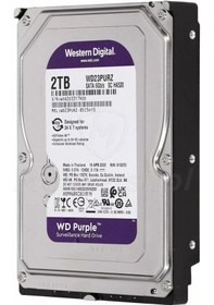 Resim Wd Purple Wd22purz 3.5" 2tb 256mb 5400 Rpm 7/24 Güvenlik Hdd 