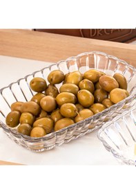 Resim Porsima 0126 Maral 2'li Cam Kahvaltılık Tabak Seti 18 X 11,5 Cm 