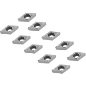 Resim Tenfowee 10 Adet Alüminyum İşleme İçin Cnc Kesici Ucu - Dcgt11t304-ak H01 Ve Dcgt32.51-ak H01, Yüksek Sertlikli Karbür Uçlar, Hızlı Kesim, Uzun Ömürlü 